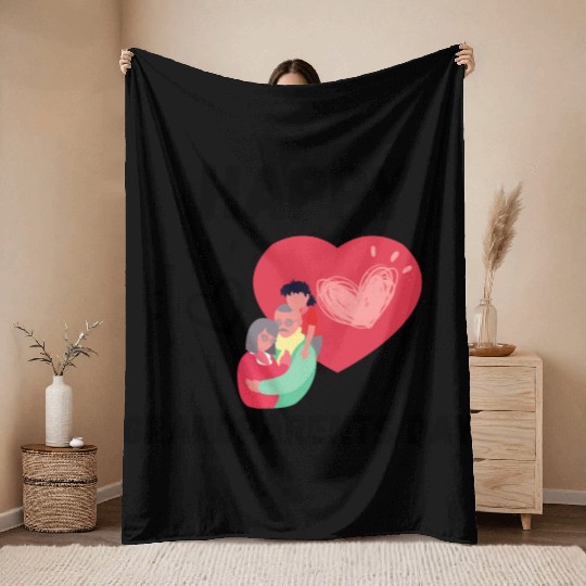 Happy Grandparents Day Throw Blankets