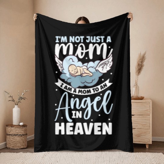 Infant Loss Miscarriage Awareness Pregnancy Loss Throw Blankets