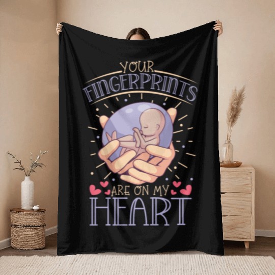 Infant Loss Miscarriage Awareness Pregnancy Loss Throw Blankets