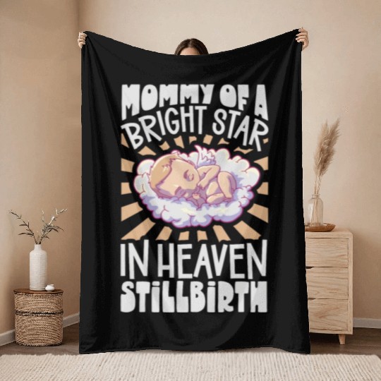 Infant Loss Miscarriage Awareness Pregnancy Loss Throw Blankets