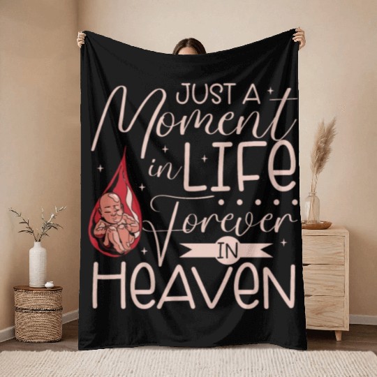 Infant Loss Miscarriage Awareness Pregnancy Loss Throw Blankets