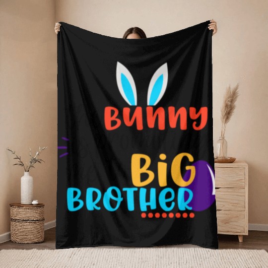 The Bunny Is Promoting Me To Big Brother Throw Blankets