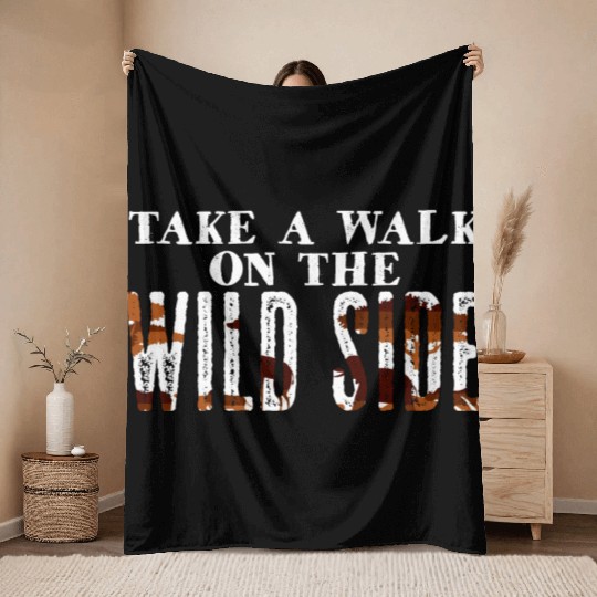 Wild Walk Adventure Guide Binoculars Wilderness Throw Blankets