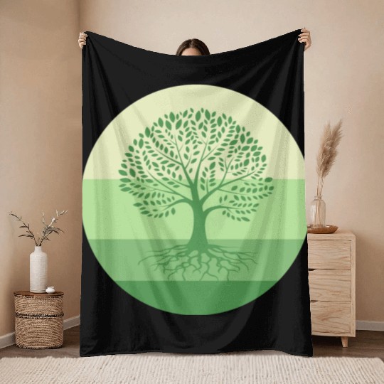 tree of life Throw Blankets