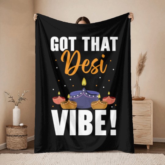 Happy Diwali Diwali Festival Indian Hindu Hinduism Throw Blankets