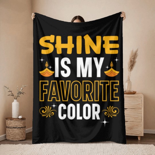 Happy Diwali Diwali Festival Indian Hindu Hinduism Throw Blankets