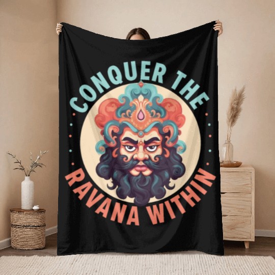 Happy Diwali Diwali Festival Indian Hindu Hinduism Throw Blankets