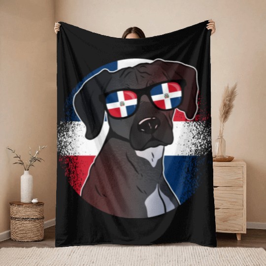 Dominican Republic Throw Blankets