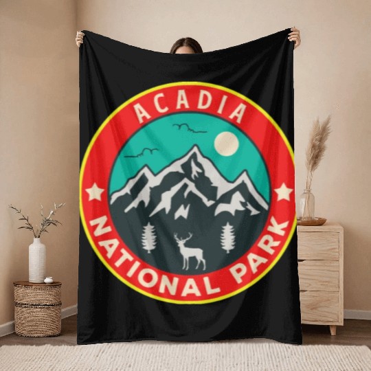 Acadia National Park Throw Blankets Acadia National