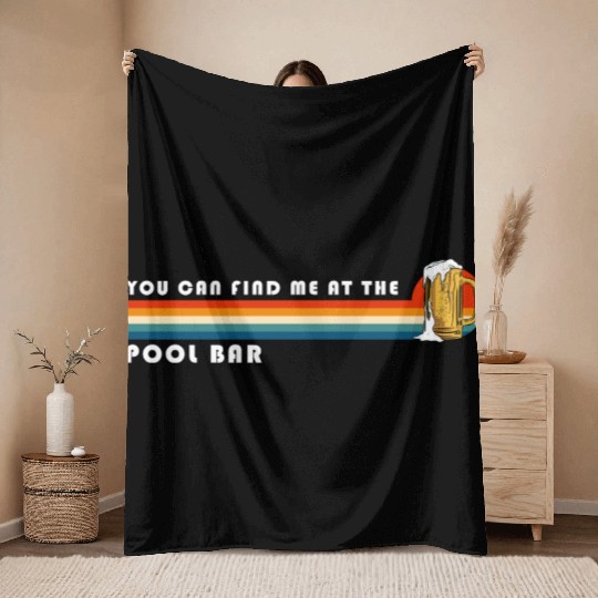 Party Party Monster Summer Throw Blankets