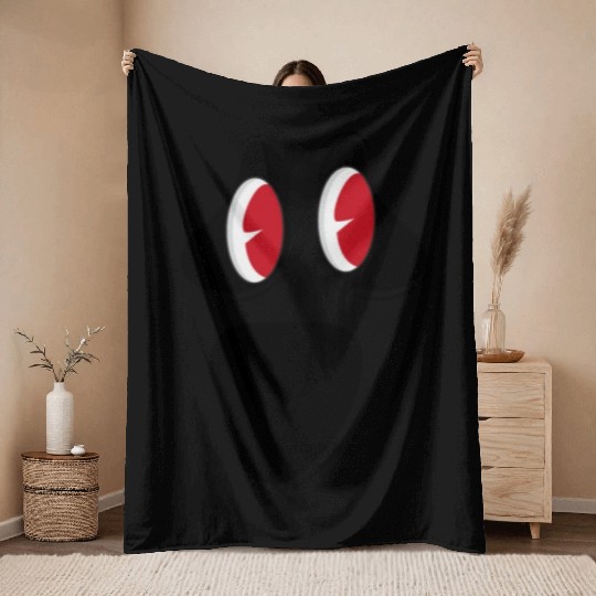 Cute Inlove Ghost Face Throw Blankets