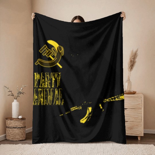 Party Animal! Throw Blankets