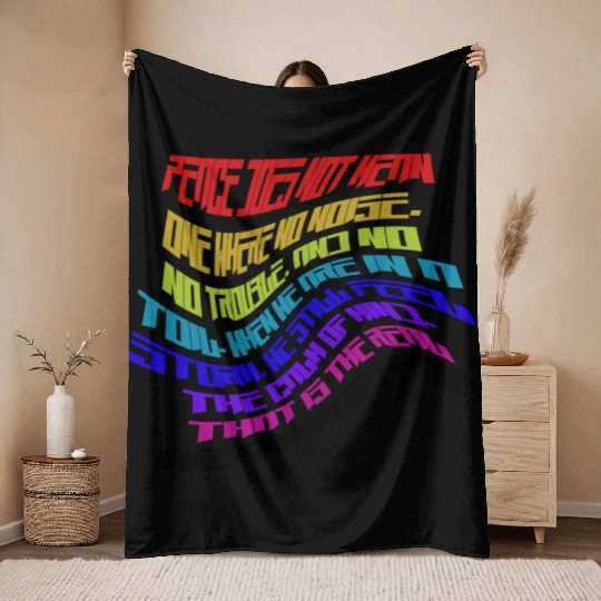 Peaceful Throw Blankets