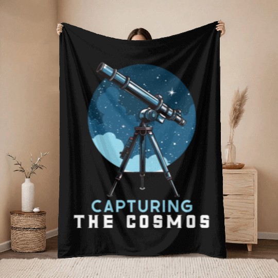 Astrophotography Astronomy Space Camera Star Watch Throw Blankets