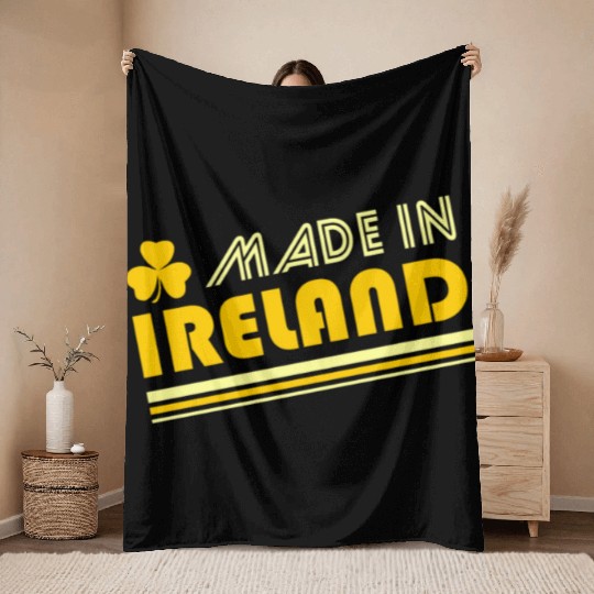 Made In Ireland Throw Blankets