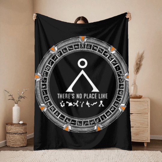 Stargate No Place Like Home Gate Adult Throw Blankets