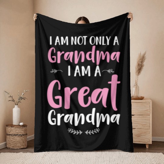 Great Grandma Grandmother Appreciation Lovely Throw Blankets