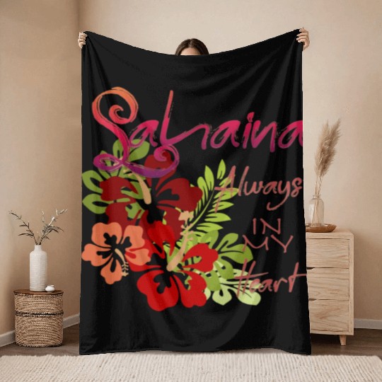 Lahaina: Always in my Heart 2 Throw Blankets