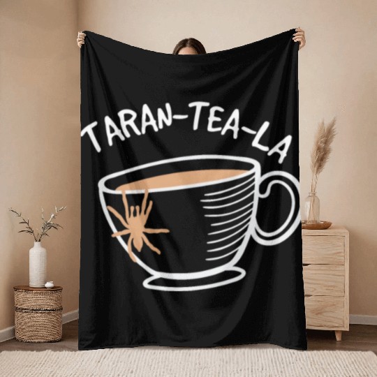 Spider Lover Arachnid Cobweb Terrarium Tarantula Throw Blankets