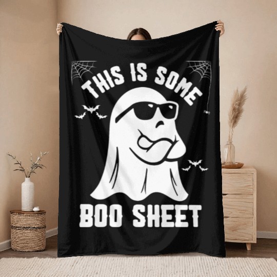 This is some Boo Sheet. Halloween. Trick or Treat Throw Blankets