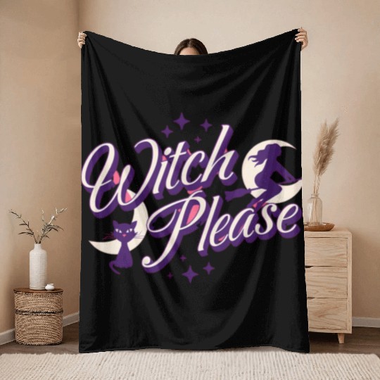 Witchcraft Throw Blankets