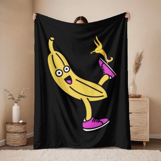 Banana Throw Blankets