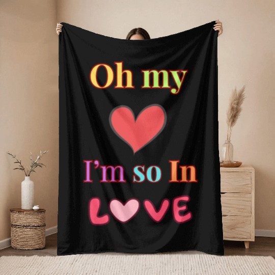 I"m so In Love Throw Blankets