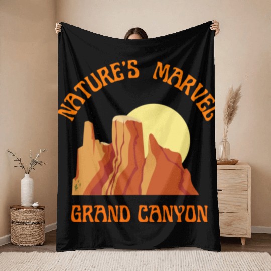 Nature s Marvel Grand Canyon Throw Blankets