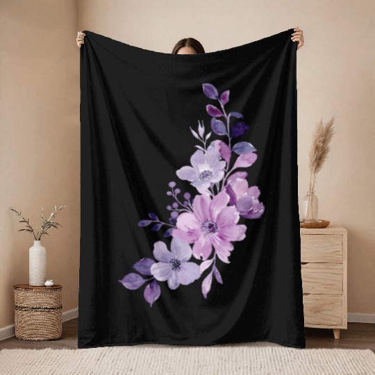 Lavender beautyfull desing Throw Blankets for girl