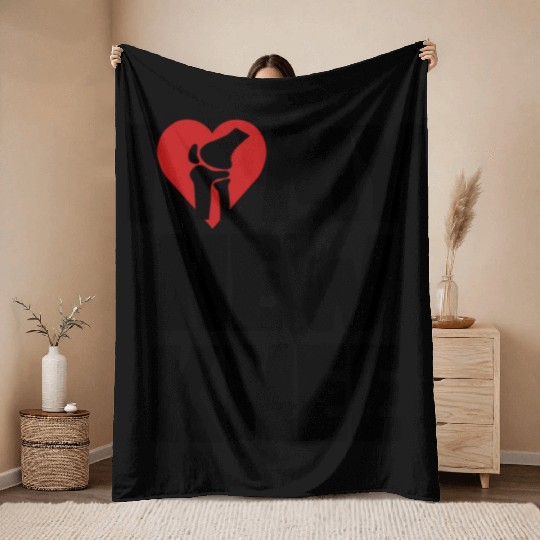 I love my New knee Throw Blankets