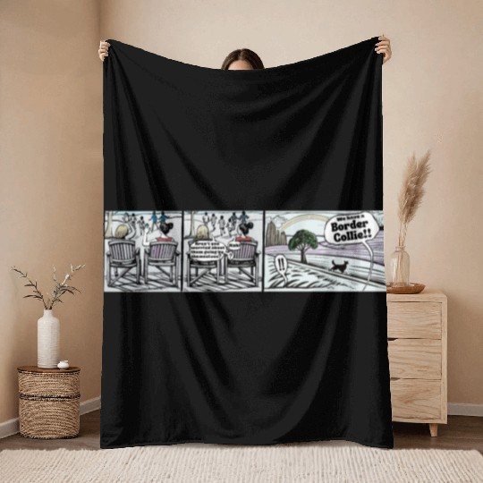 LoveDog Lane Comics Throw Blankets