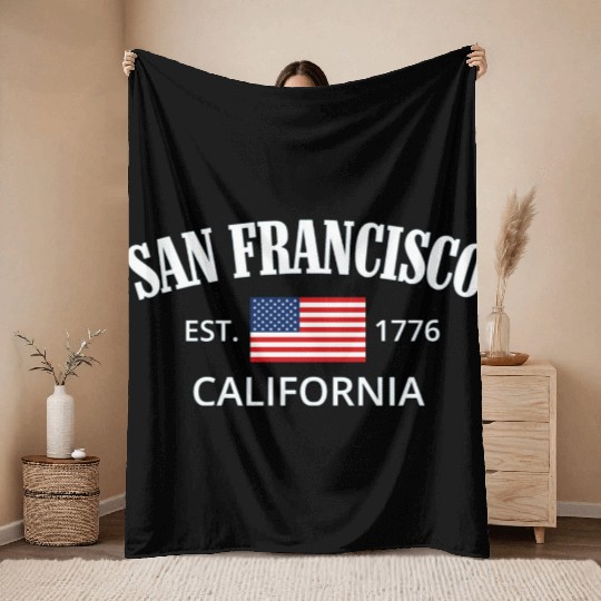 San Francisco Throw Blankets