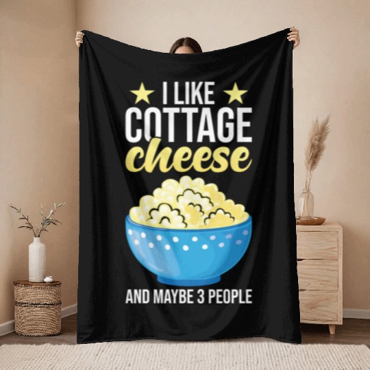 Cottage Cheese Throw Blankets