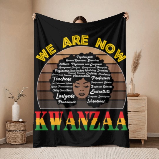 Celebrating All Passions with Kwanzaa Pride Throw Blankets