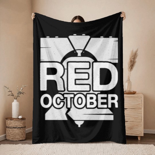 Vintage Take October Philadelphia Throw Blankets