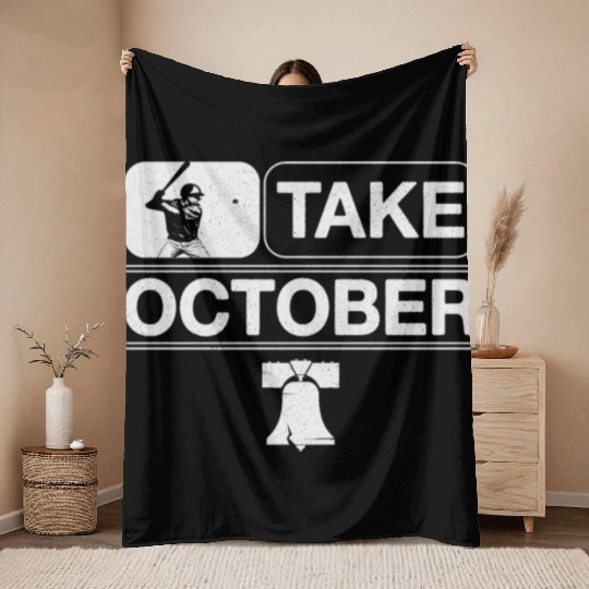 Philadelphia Take October Philly Throw Blankets