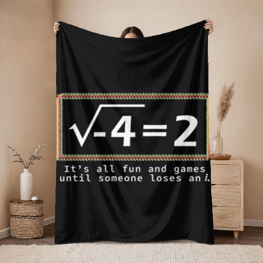 It's All Fun And Games, Math Throw Blankets