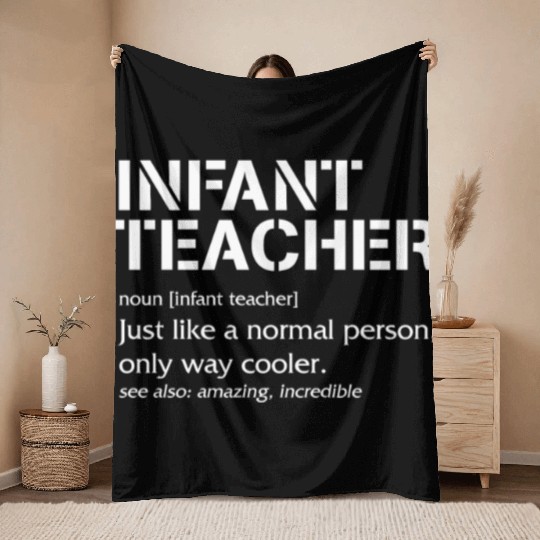 Teacher Throw Blankets, Infant Teacher Noun Definition Throw Blankets