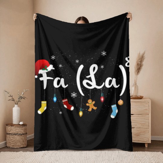 Christmas teacher Throw Blankets