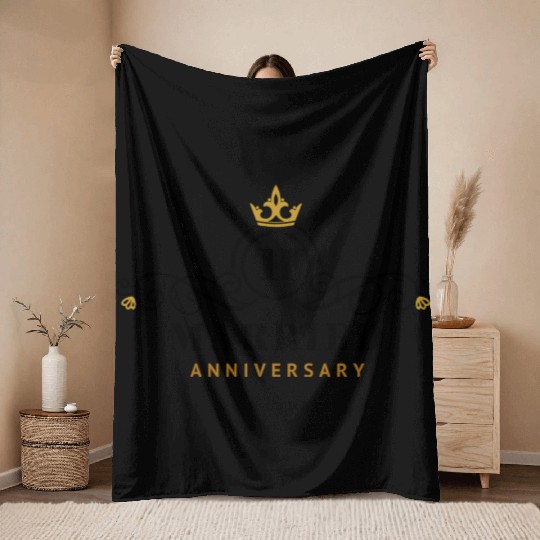 11 Years Wedding Anniversary Throw Blankets
