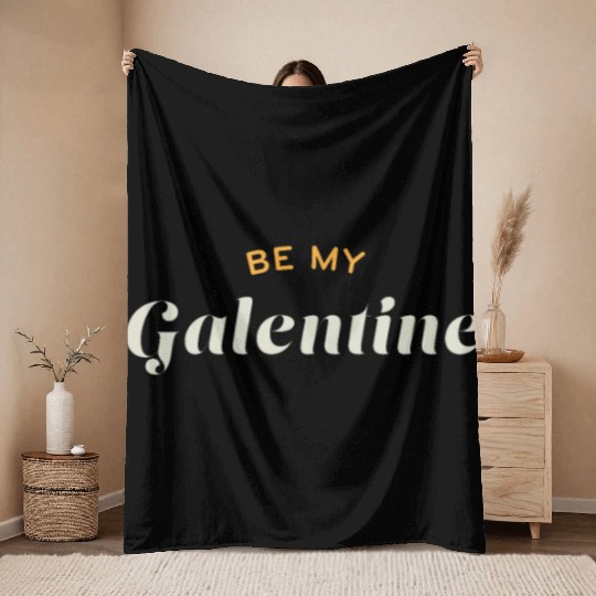 Be My Galentine. Galentine's Day Throw Blankets