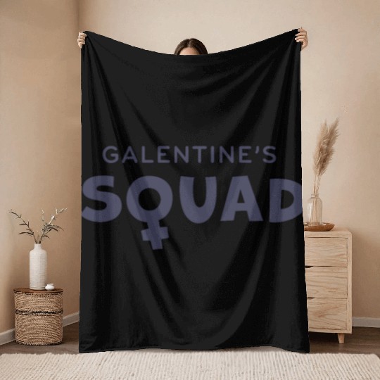 Be My Galentine. Galentine's Day Throw Blankets