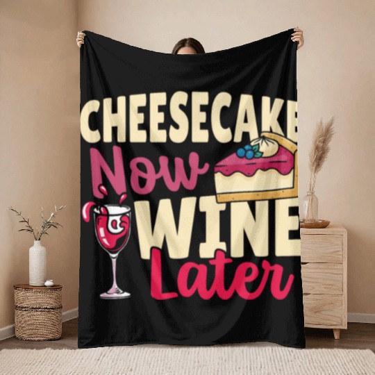 Cheese Eater Cheese Lover Cheesecake Lover Throw Blankets