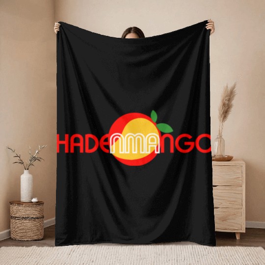 Haden Mango Metro Throw Blankets
