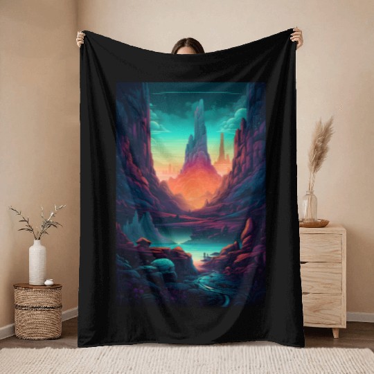 Grand Canyon USA Throw Blankets