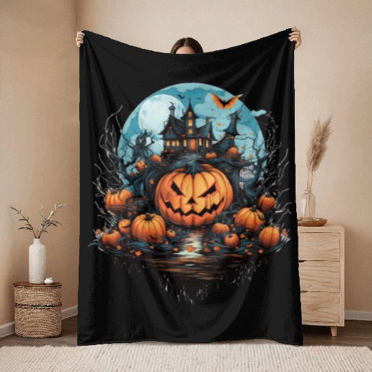 Halloween Throw Blankets