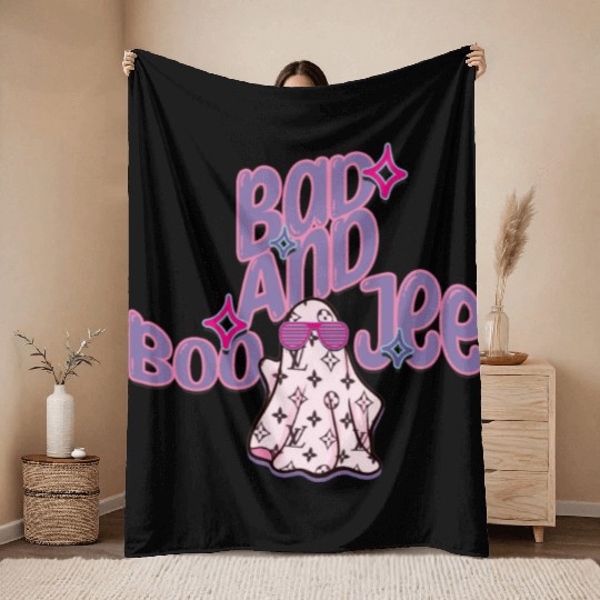 Bad and Boo-Jee Chic Throw Blankets