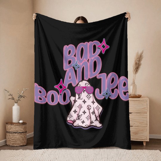 Bad and Boo-Jee Chic Throw Blankets