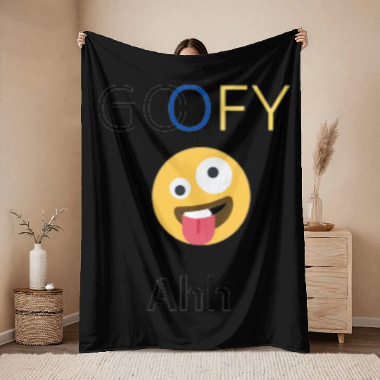 Funny goofy ahh Throw Blankets