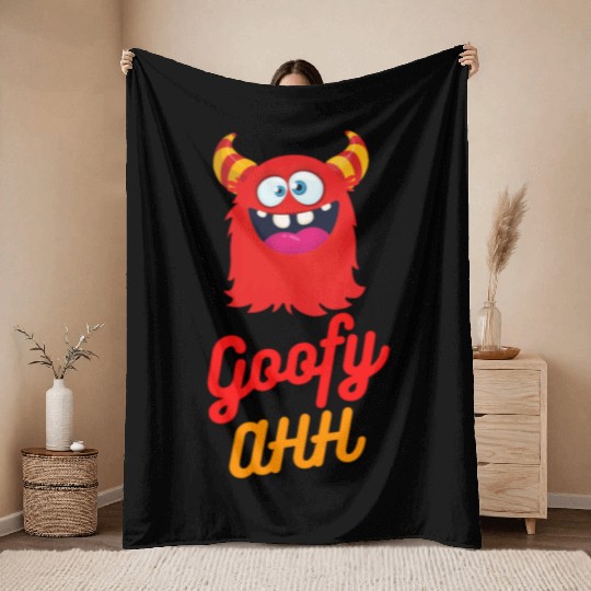 Goofy Ahh Throw Blankets